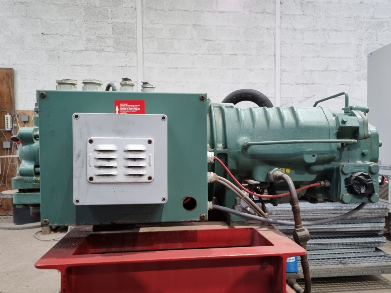 Used Bitzer Hsn X Semi Hermetic Screw Compressors Freon Hos Bv