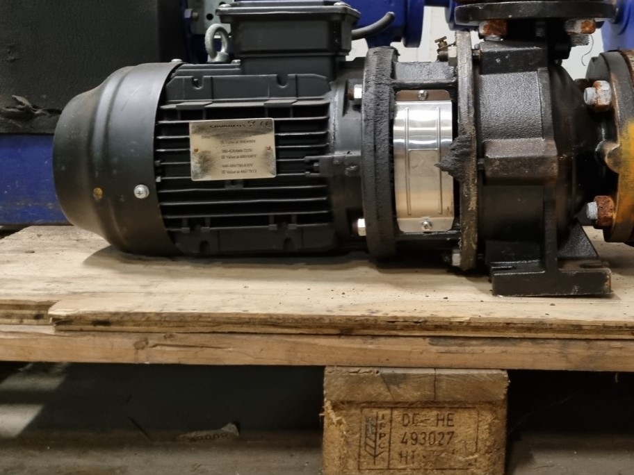 Used Grundfos NB40 125 116A F A BAQE Water Pump HOS BV