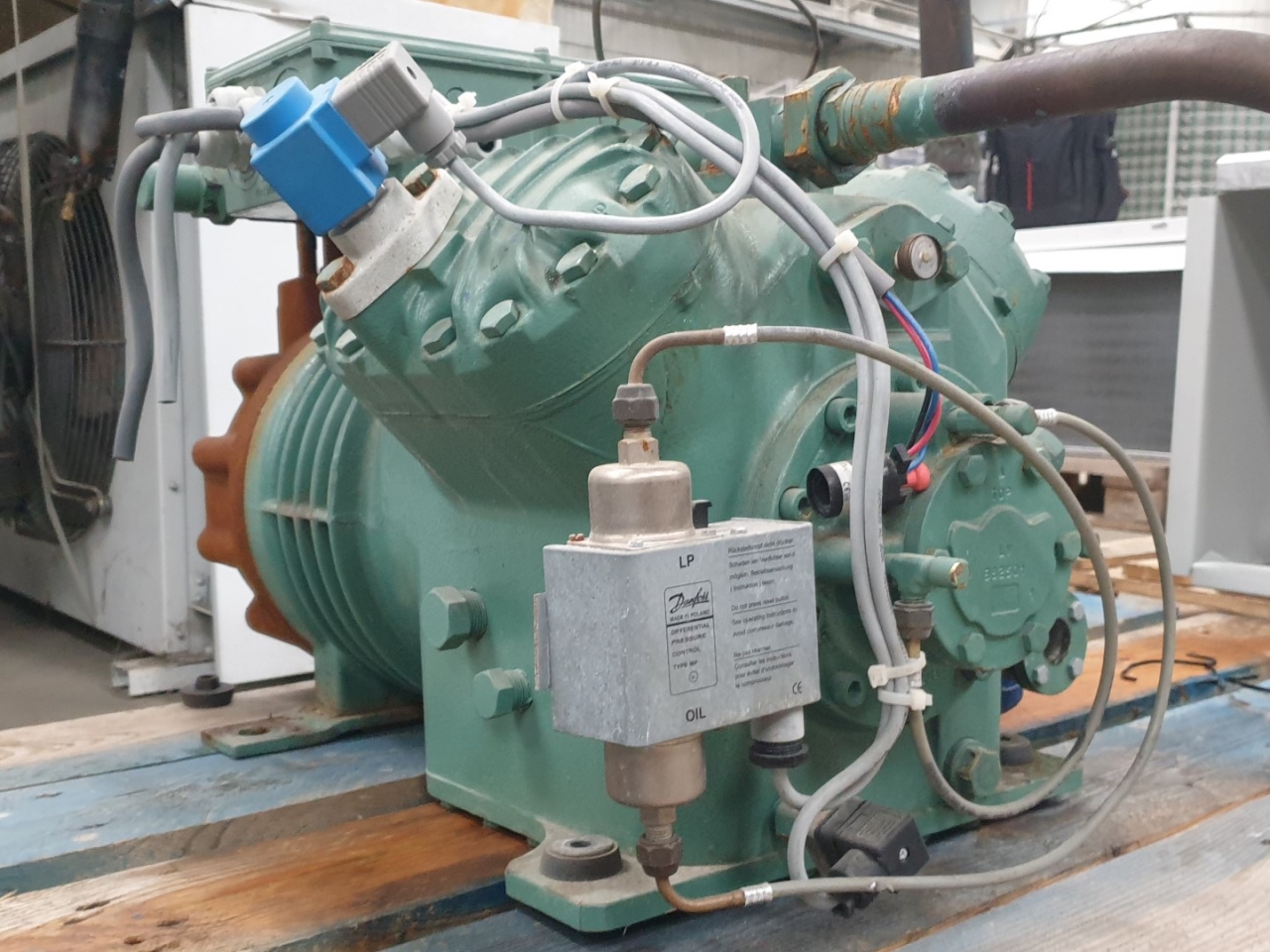 Used Bitzer G Y P Semi Hermetic Reciprocating Compressor Hos Bv