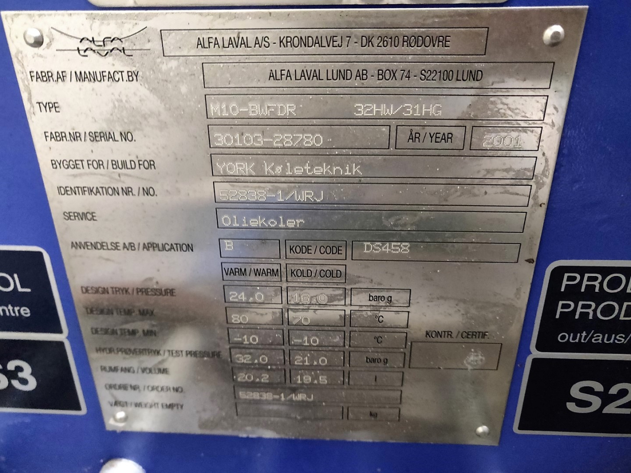 Alfa Laval M10-EWFDR - HOS BV