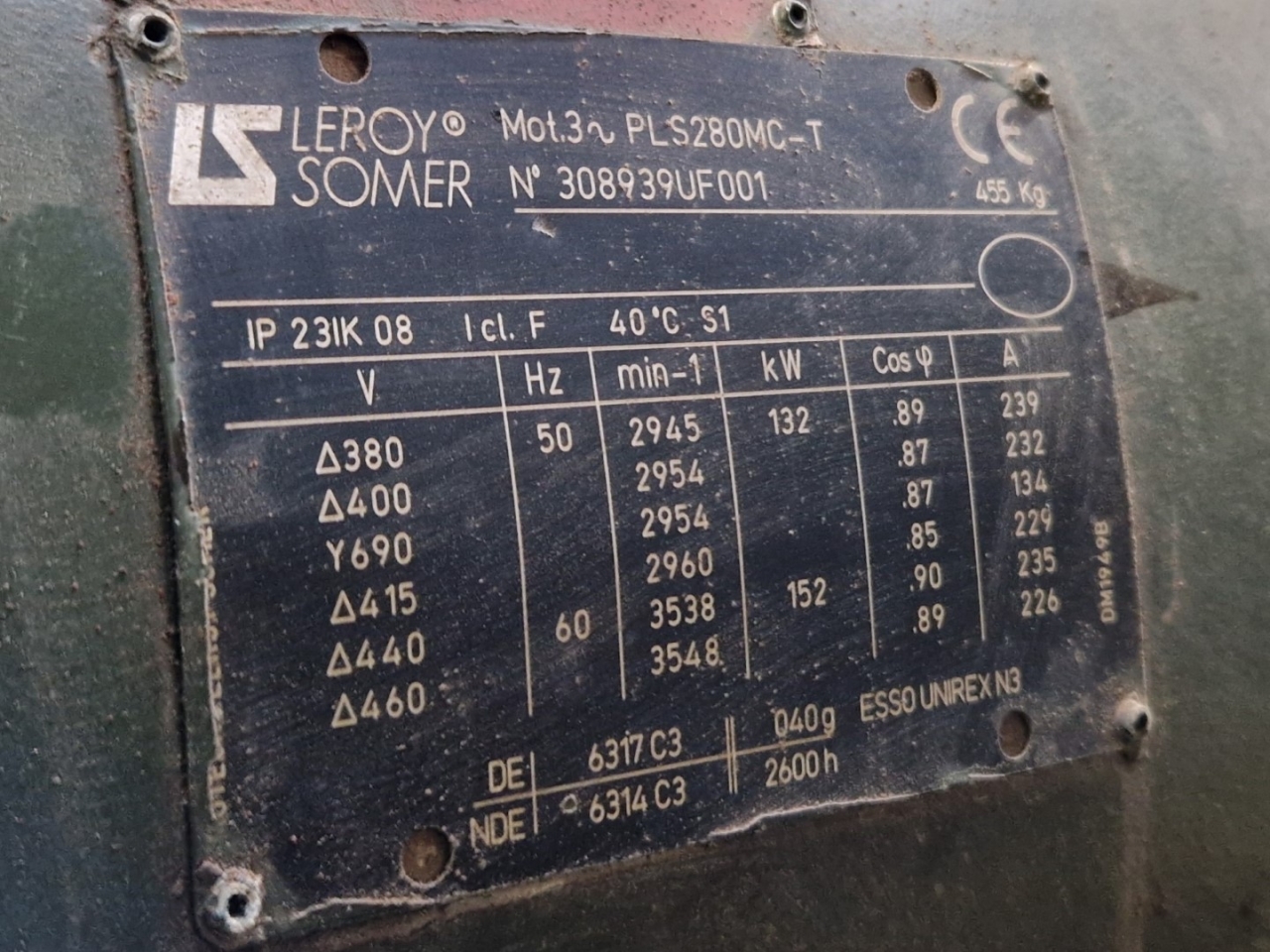 Used Mycom FM160L-L screw compressor unit on NH3 (ammonia). | HOS BV