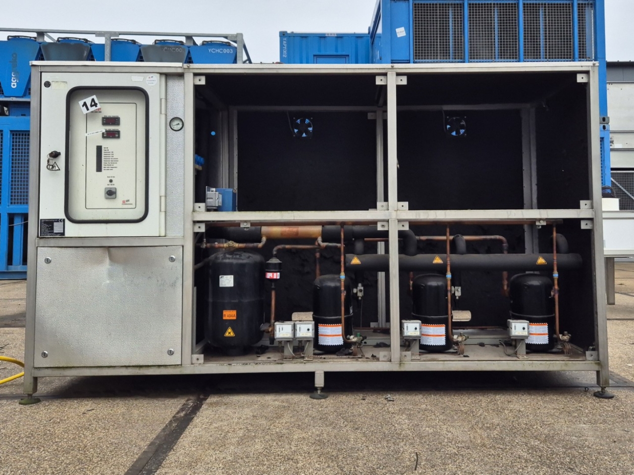Used Zephyr ZEM 9000 CMS air-cooled split chiller R404A | HOS BV