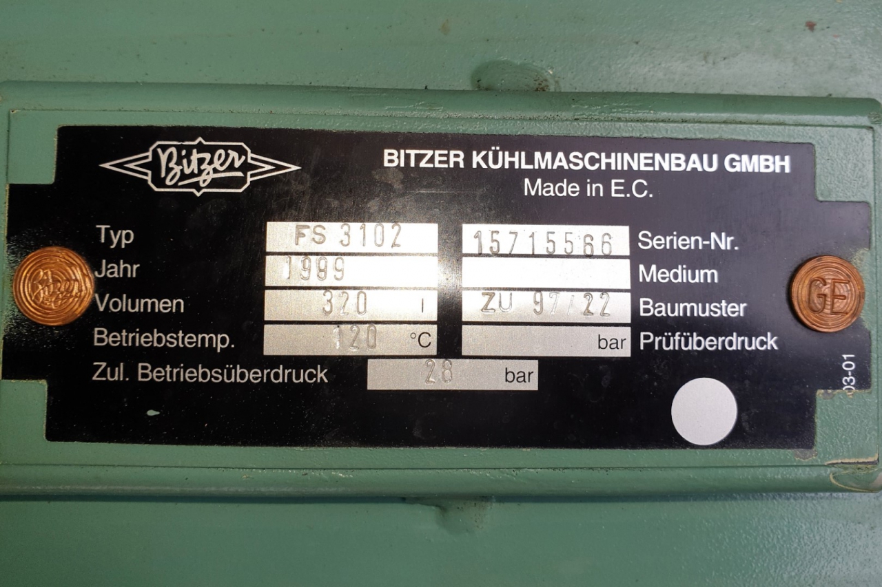 Used Bitzer HSN screw freeze package - HOS BV