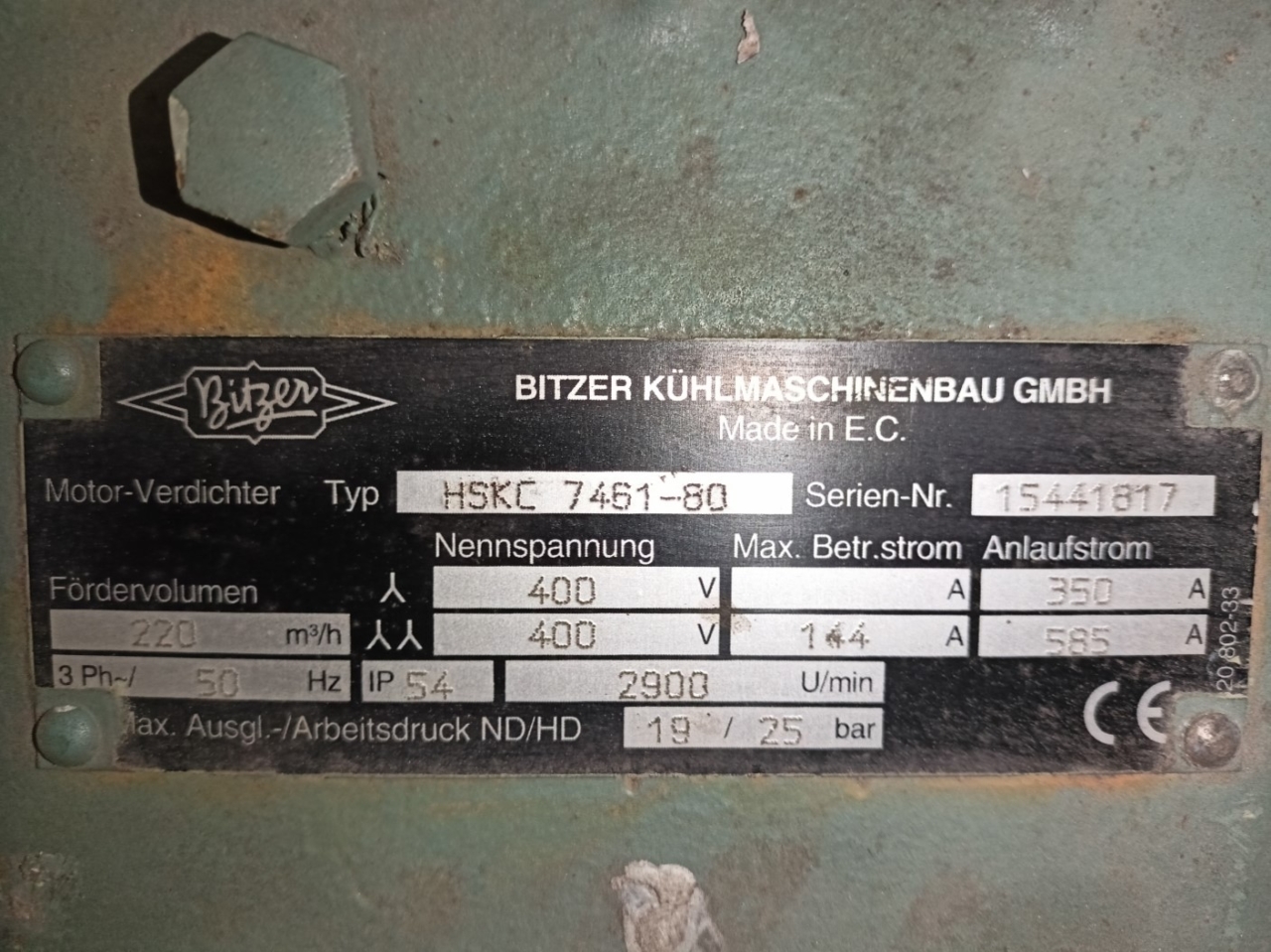 Bitzer HSKC 7461-80 - HOS BV