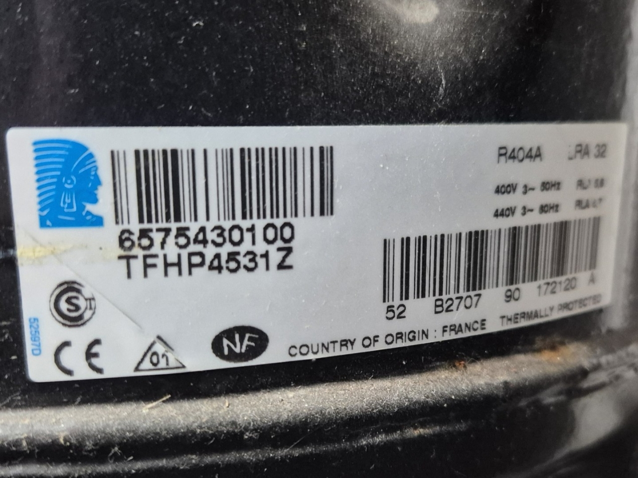Used Zephyr ZEM 9000 CMS air-cooled split chiller R404A | HOS BV