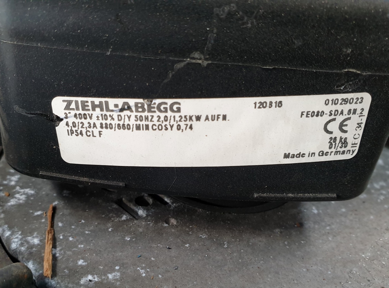 Ziehl Abegg FE080 SD 6M2 - HOS BV