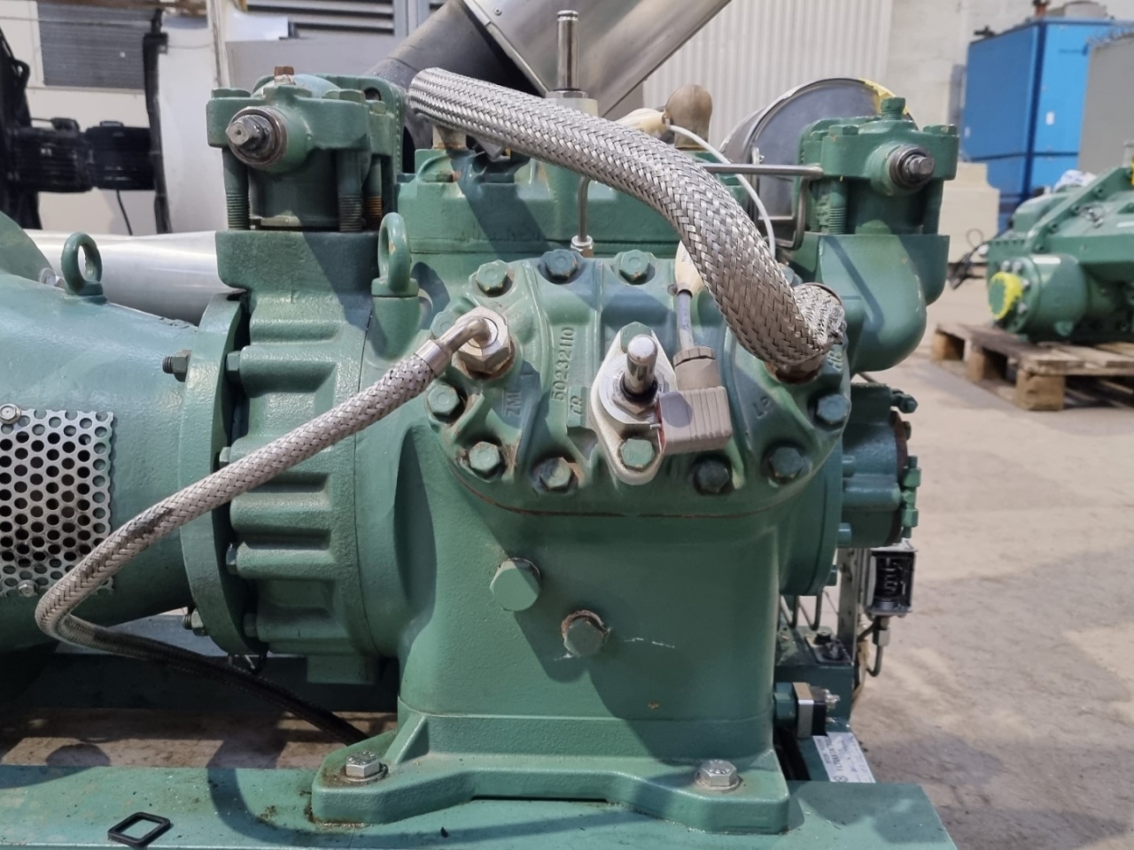 Used Bitzer W Fa Open Type Reciprocating Compressor Hos Bv