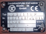 ZPM Zahnradpumpenfabrik Mannheim GmbH LG3/11UF