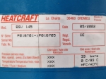 Heatcraft BSV 145 