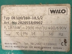 Wilo DL 100-160-18,5/2