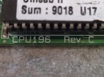 Sabroe DK-8260 CPU 196 Rev. C