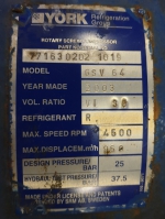 York / Frick GSV 64 / TDSH 163 L Screw compressor package