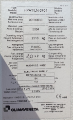 Climaveneta HPAT/LN 0704