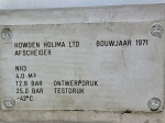 Howden Holima LTD 4000 Liters