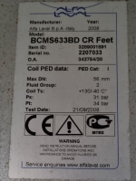 Alfa Laval BCMS633BD CR Feet